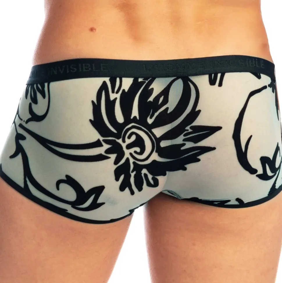 Shorty Hipster Push Up Velours Mystique Turquoise