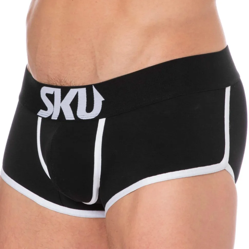 Shorty Logo Coton Noir