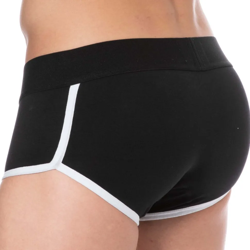 Shorty Logo Coton Noir