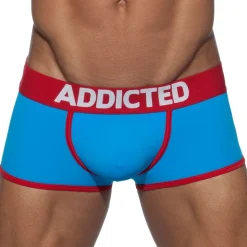Shorty Swimderwear Push Up Bleu - Rouge