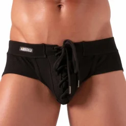 Slip à Lacet Noir