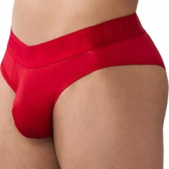 Slip à Lacets Rouge