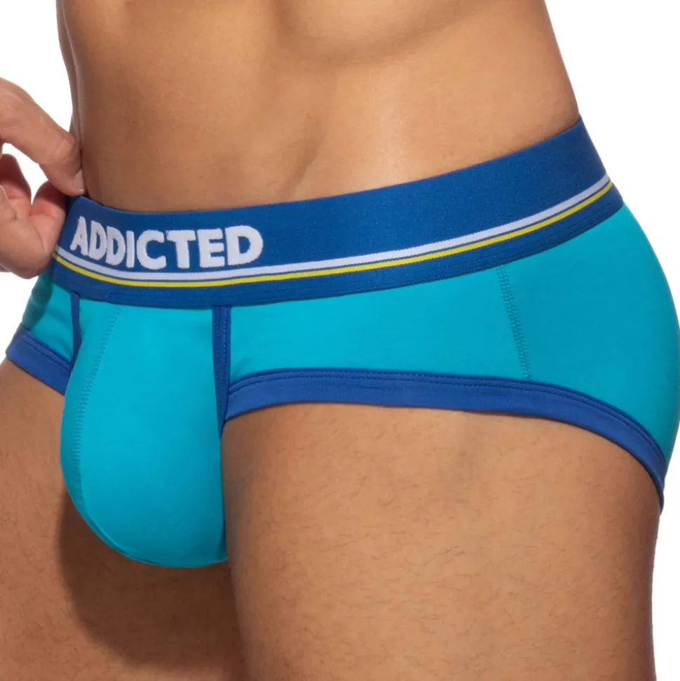 Slip Basic Colors Coton Bleu Turquoise