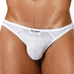 Slip Bikini Azurro Blanc