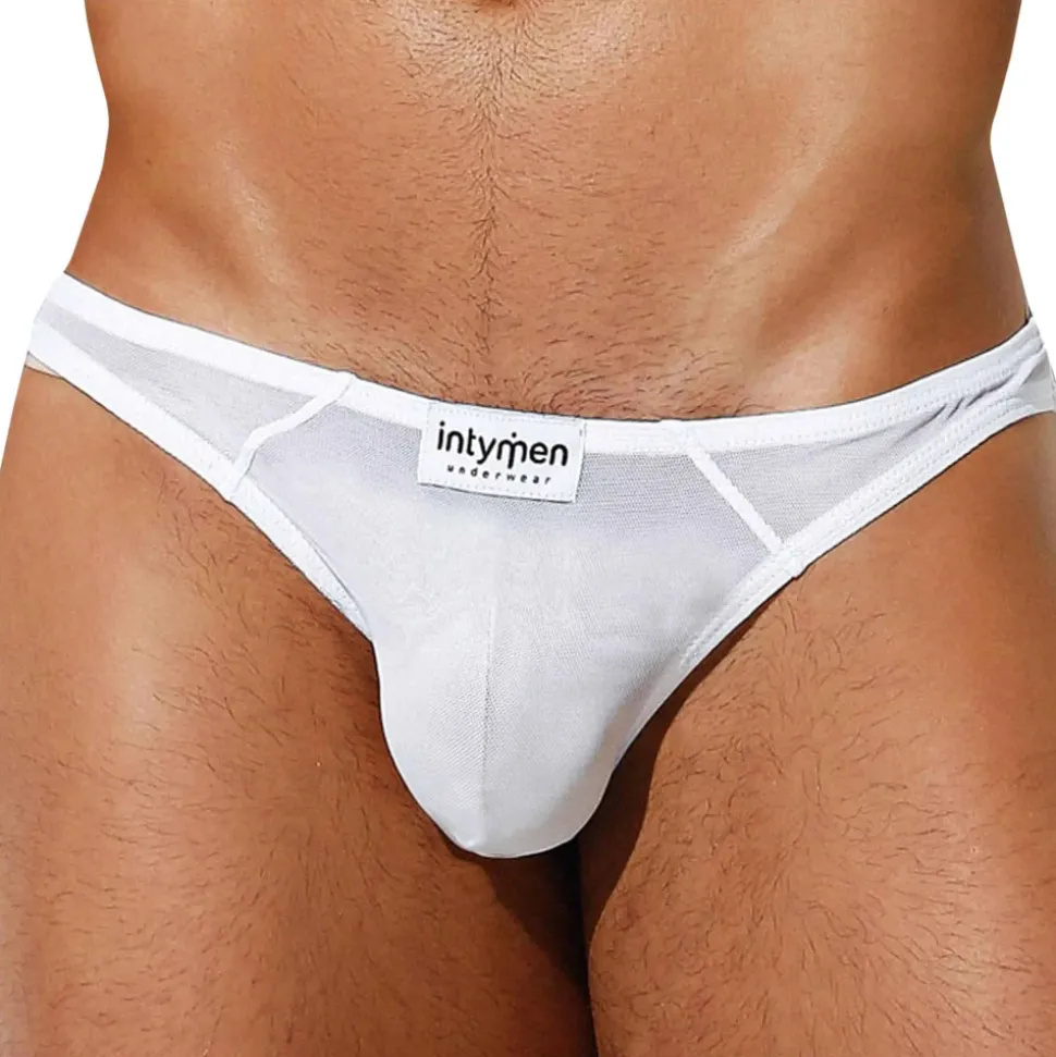 Slip Bikini Azurro Blanc