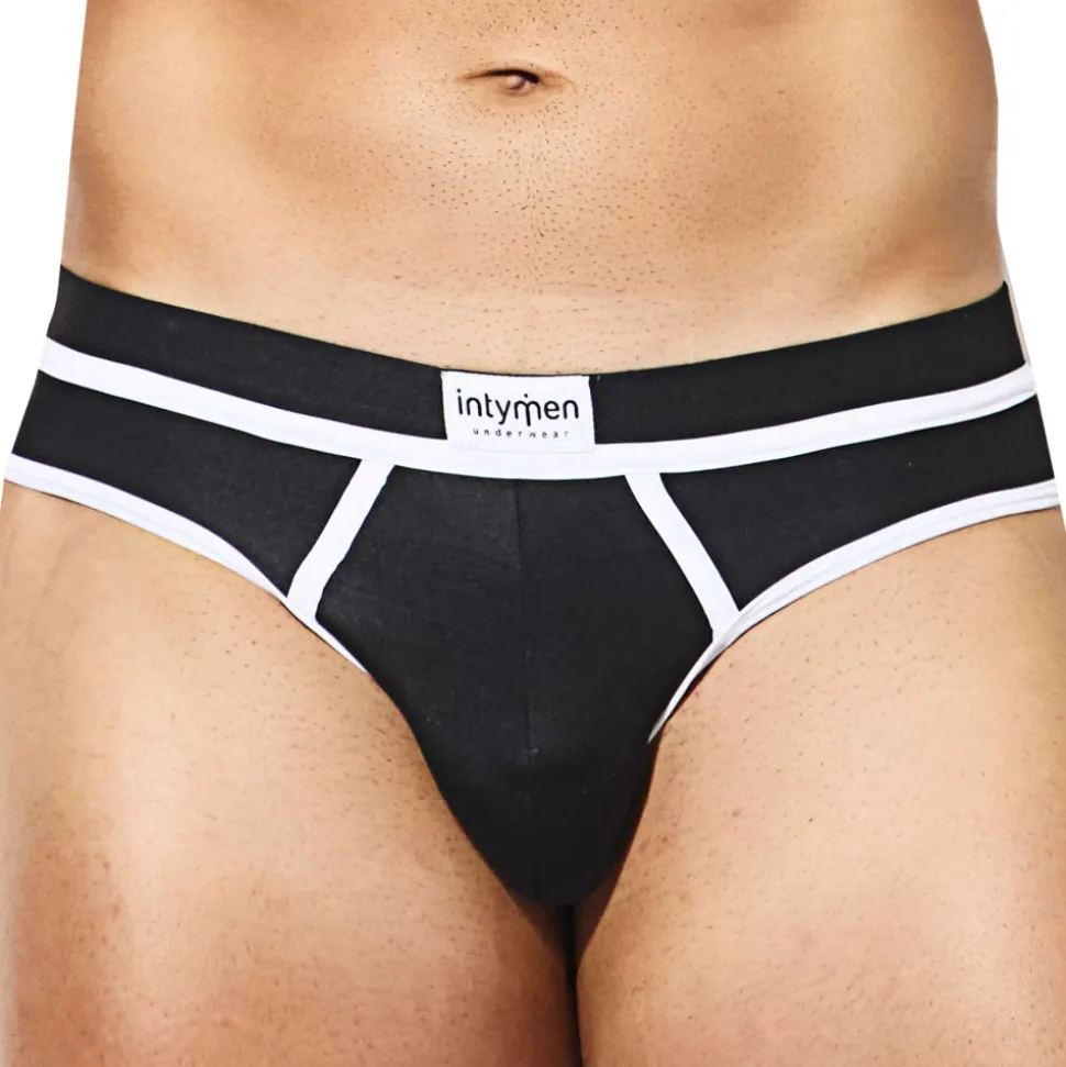 Slip Bikini Bold Line Noir