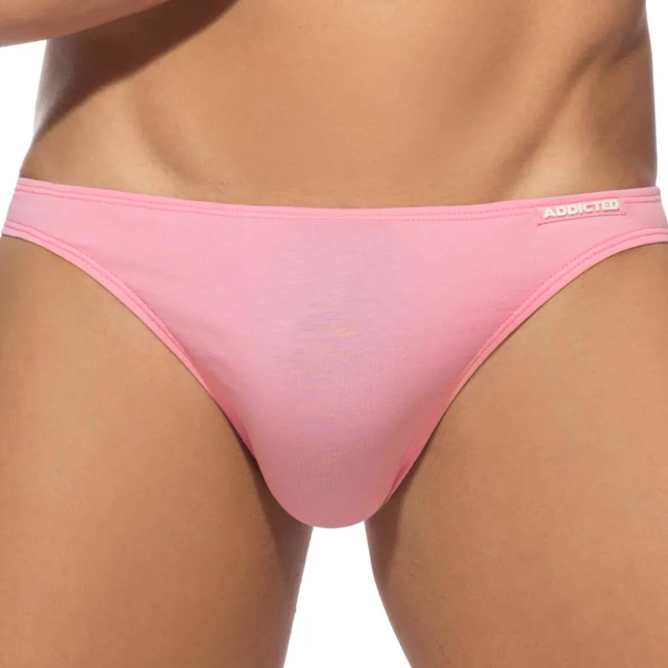 Slip Bikini Coton Rose