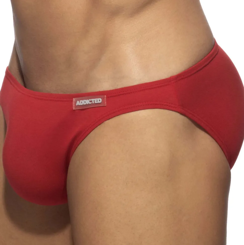 Slip Bikini Coton Rouge