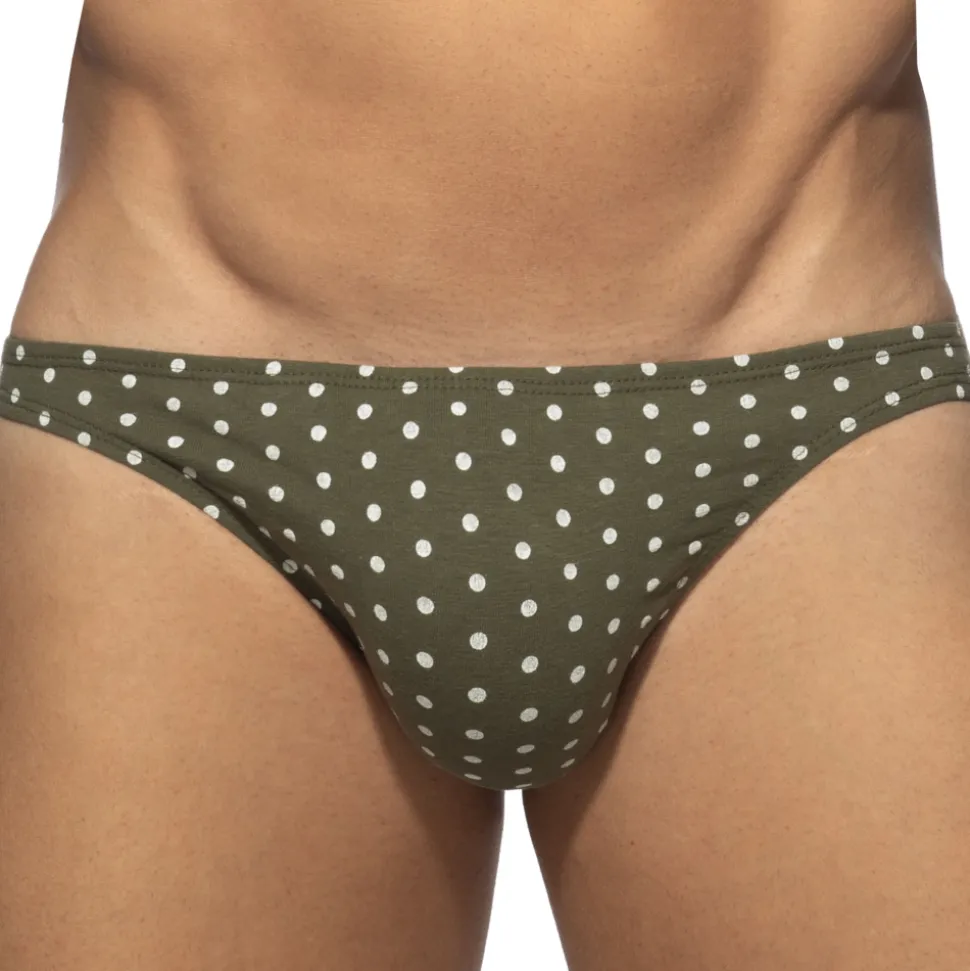 Slip Bikini Cum Dots Kaki