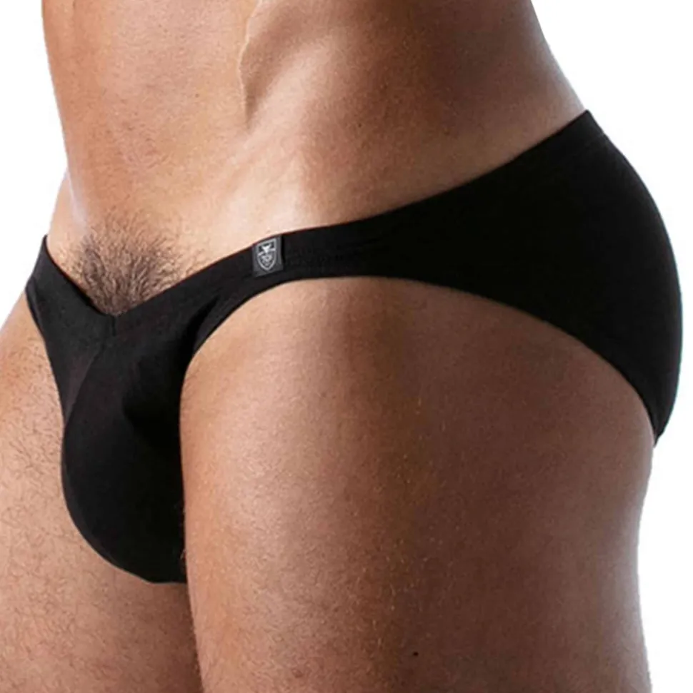 Slip Bikini French Coton Noir