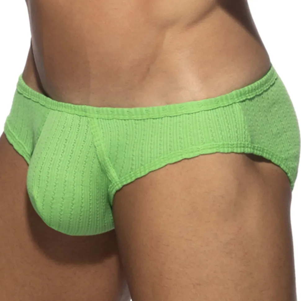 Slip Bikini Puff Citron Vert