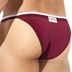 Slip Bikini Stream Line Bordeaux
