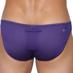 Slip Bikini Tahiti Jaune - Violet