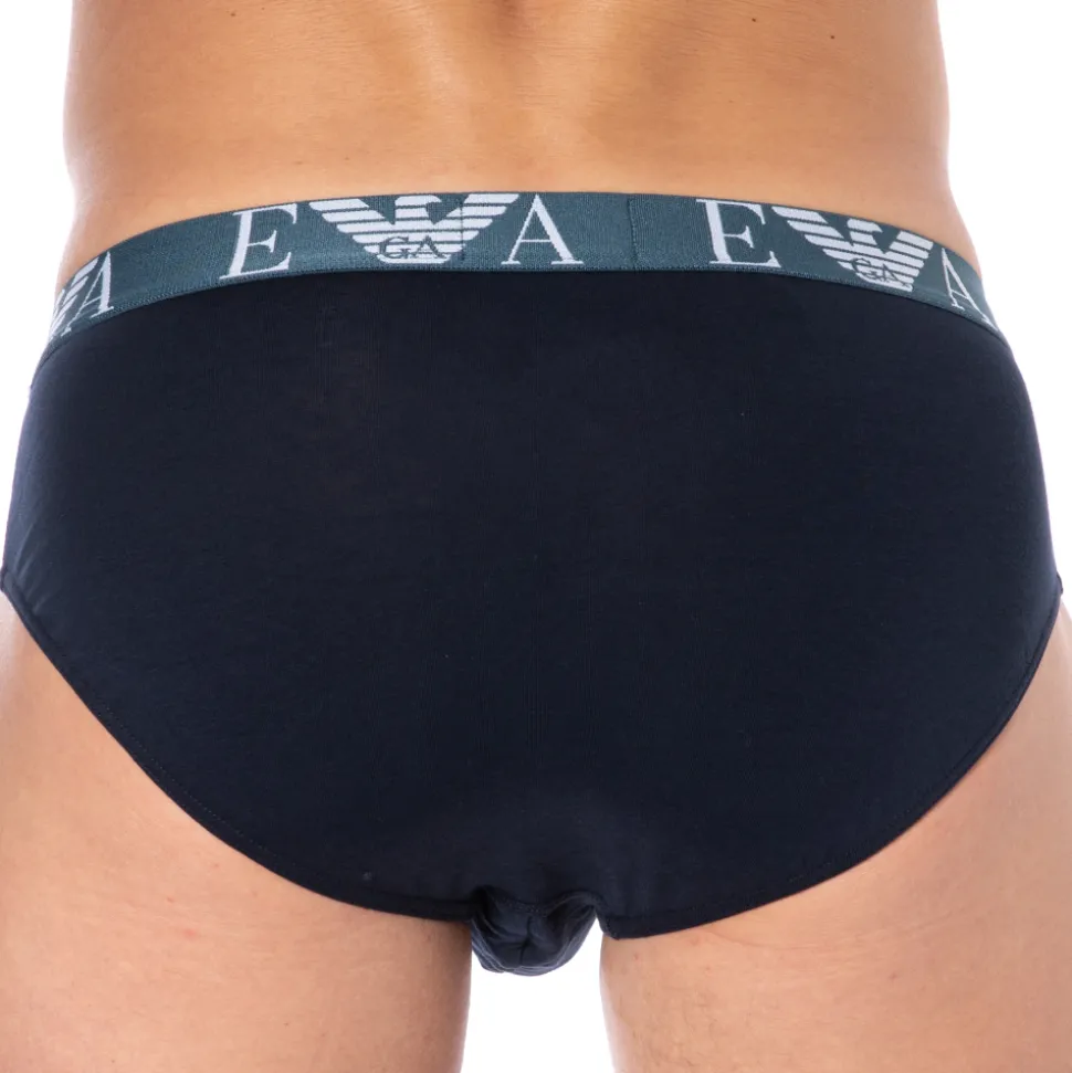 Slip Bold Monogram Coton Marine - Bleu