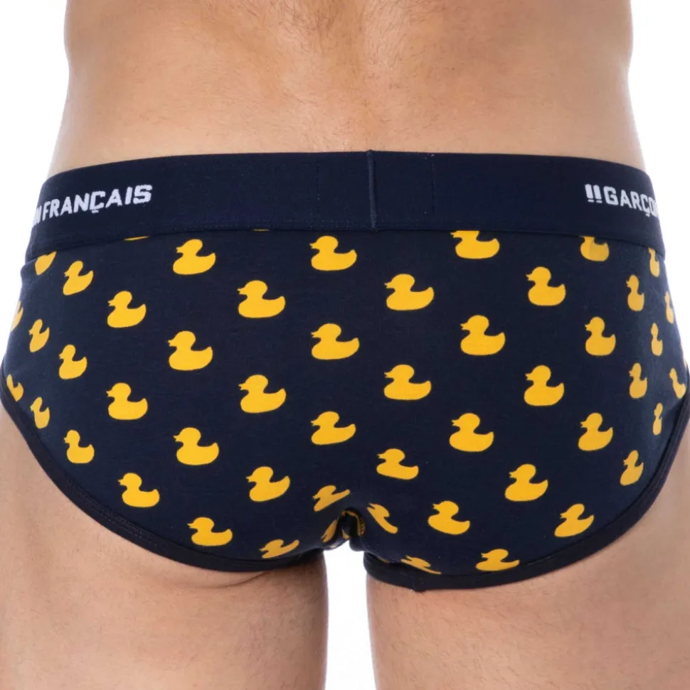Slip Canard Coton Bleu Marine