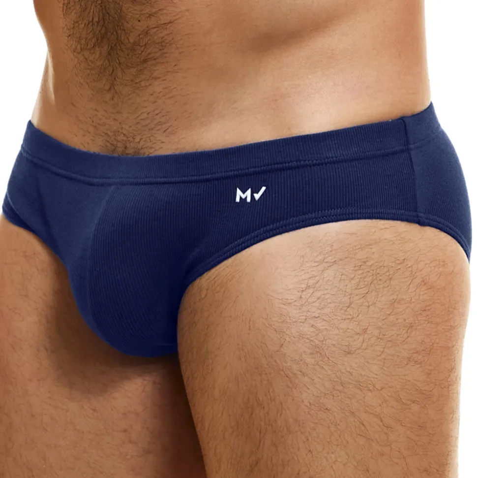 Slip Classique Peace Coton Bleu Marine