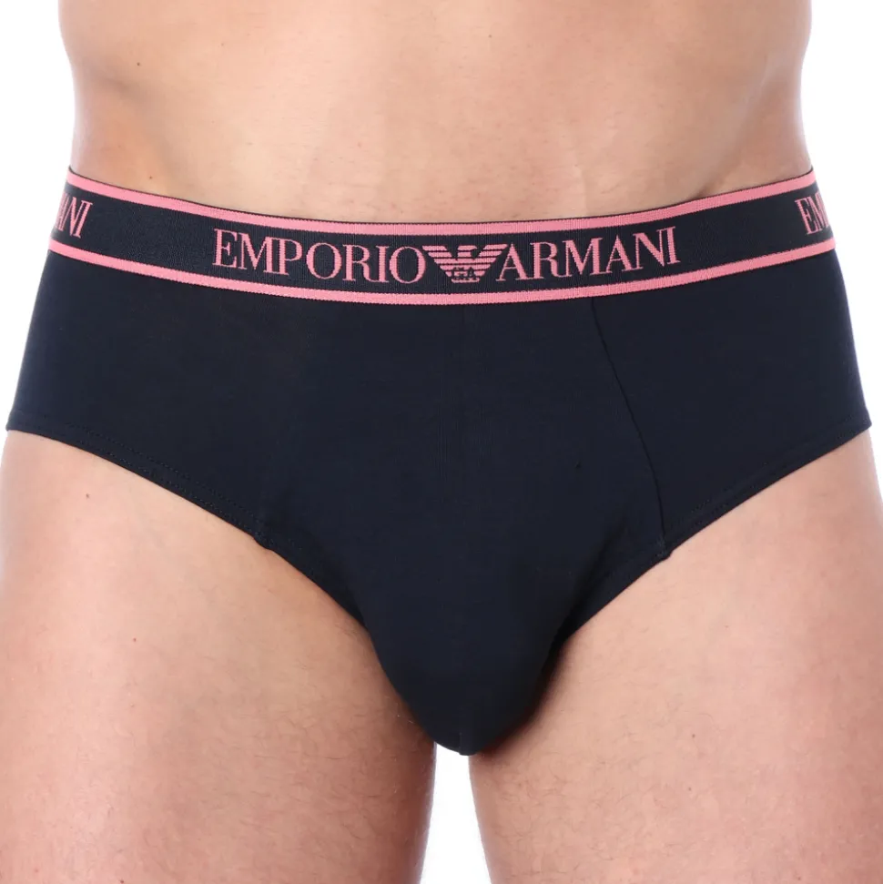 Slip Core Logoband Coton Marine - Rose