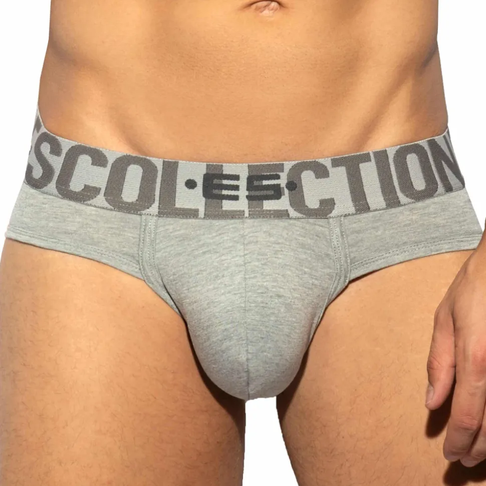 Slip Coton 7 Days 3.0 Gris Chiné
