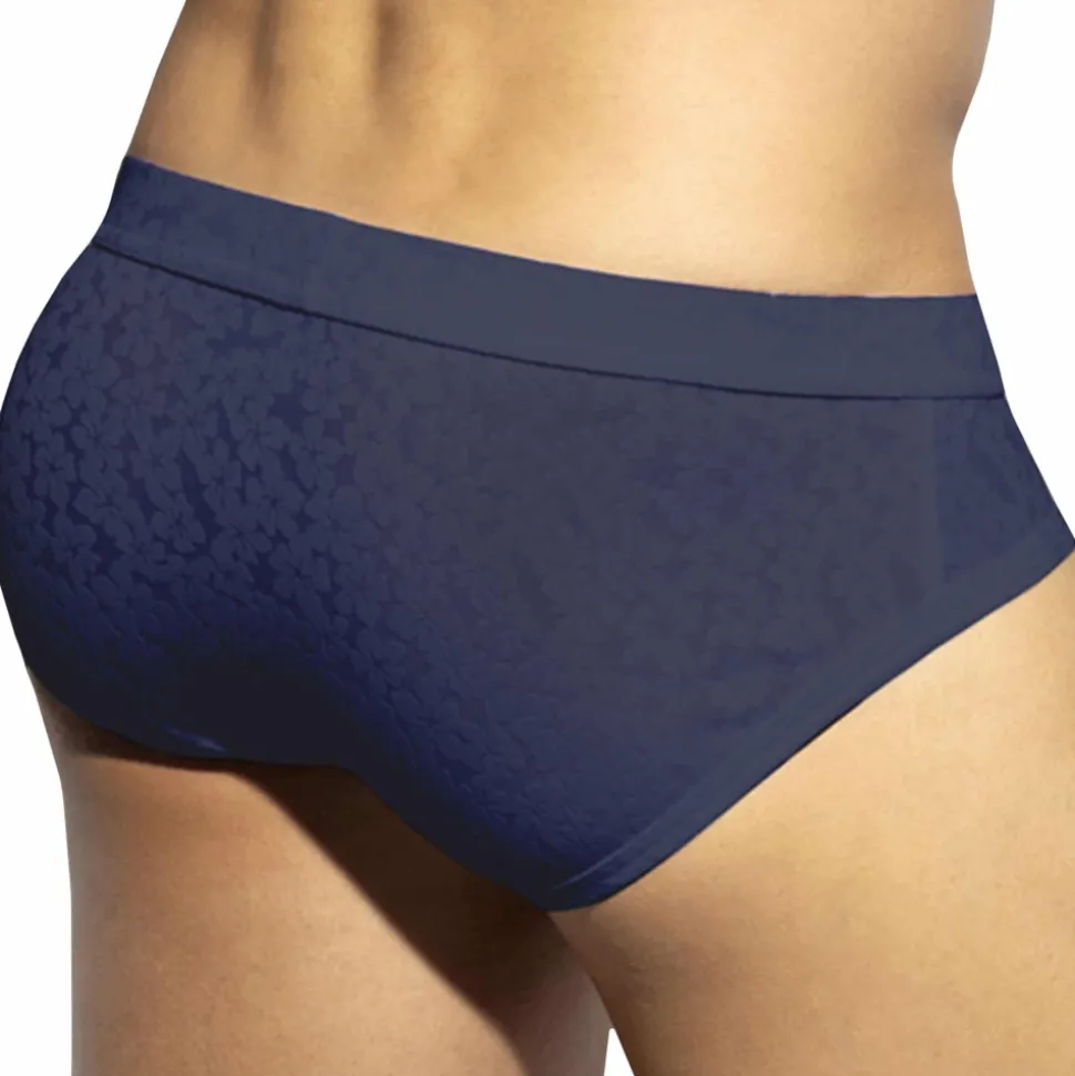 Slip Daisy Flower Bleu Marine