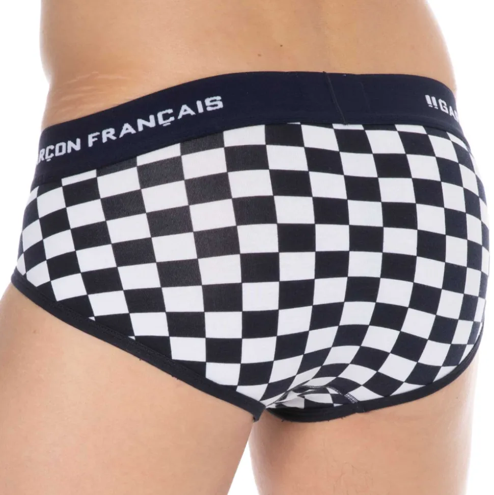 Slip Damier Coton