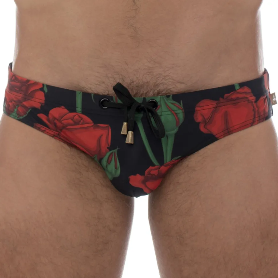 Slip de Bain Amour Noir