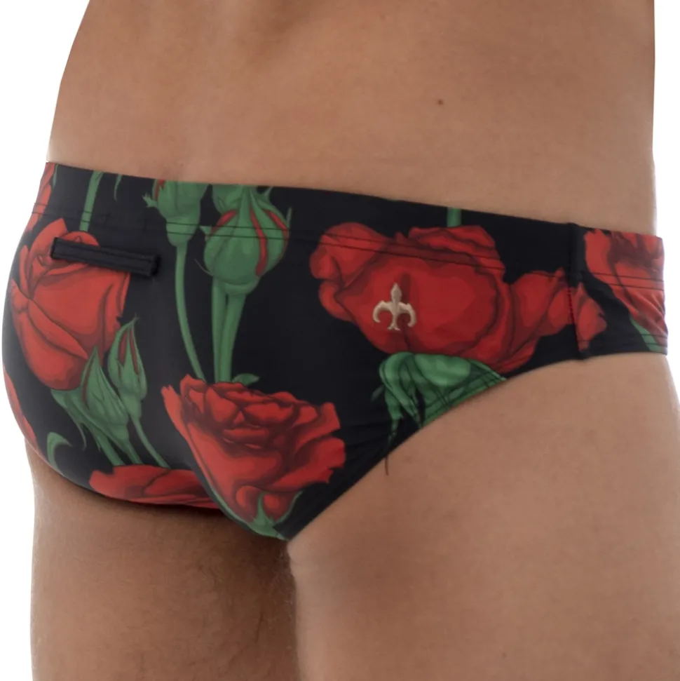 Slip de Bain Amour Noir