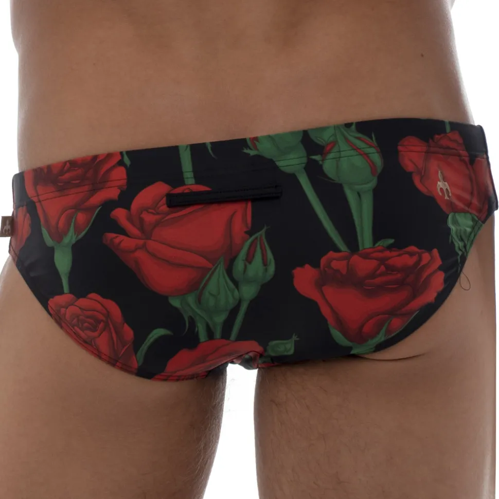 Slip de Bain Amour Noir