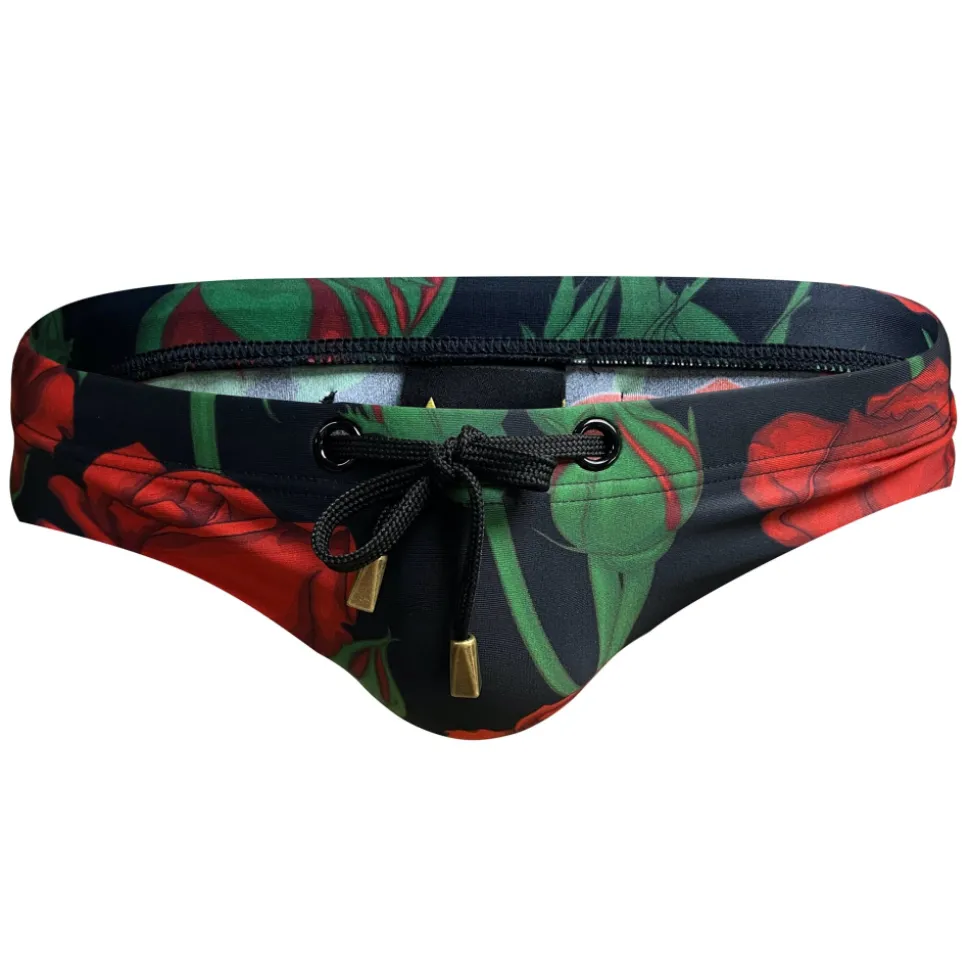 Slip de Bain Amour Noir