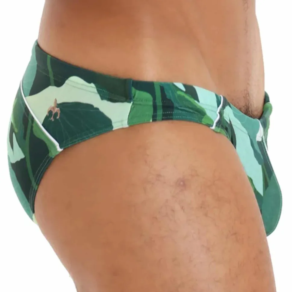Slip de Bain Anémone Vert