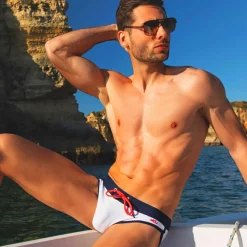 Slip de Bain Blanc