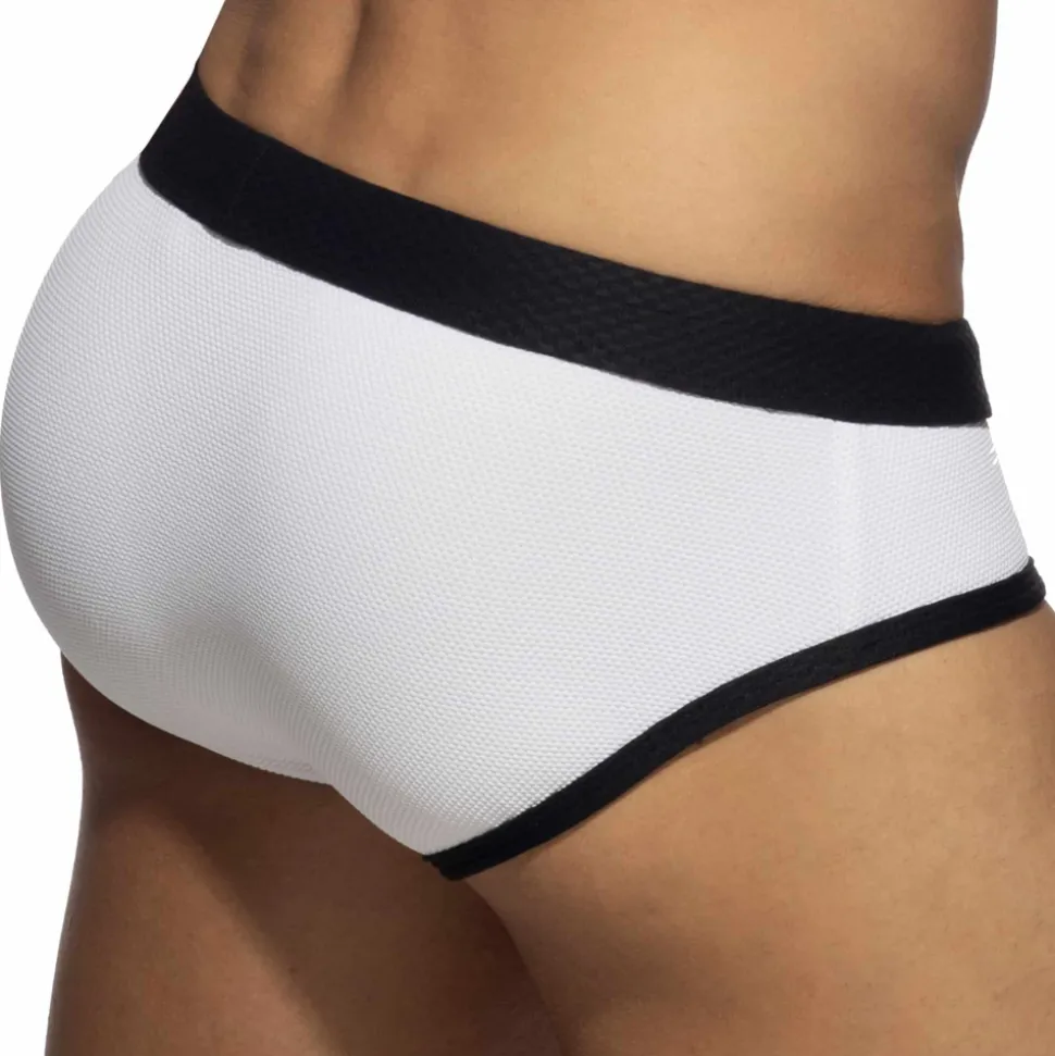 Slip de Bain Classic Piqué Blanc