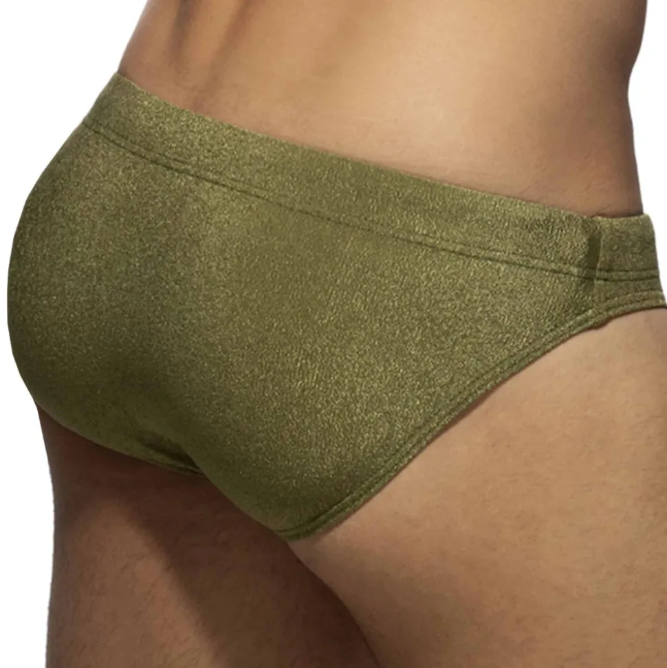 Slip de Bain Piqué Kaki