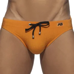 Slip de Bain Piqué Orange