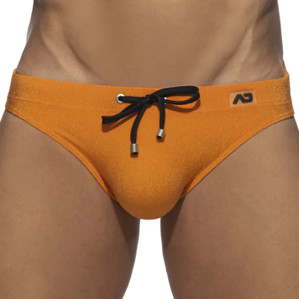 Slip de Bain Piqué Orange