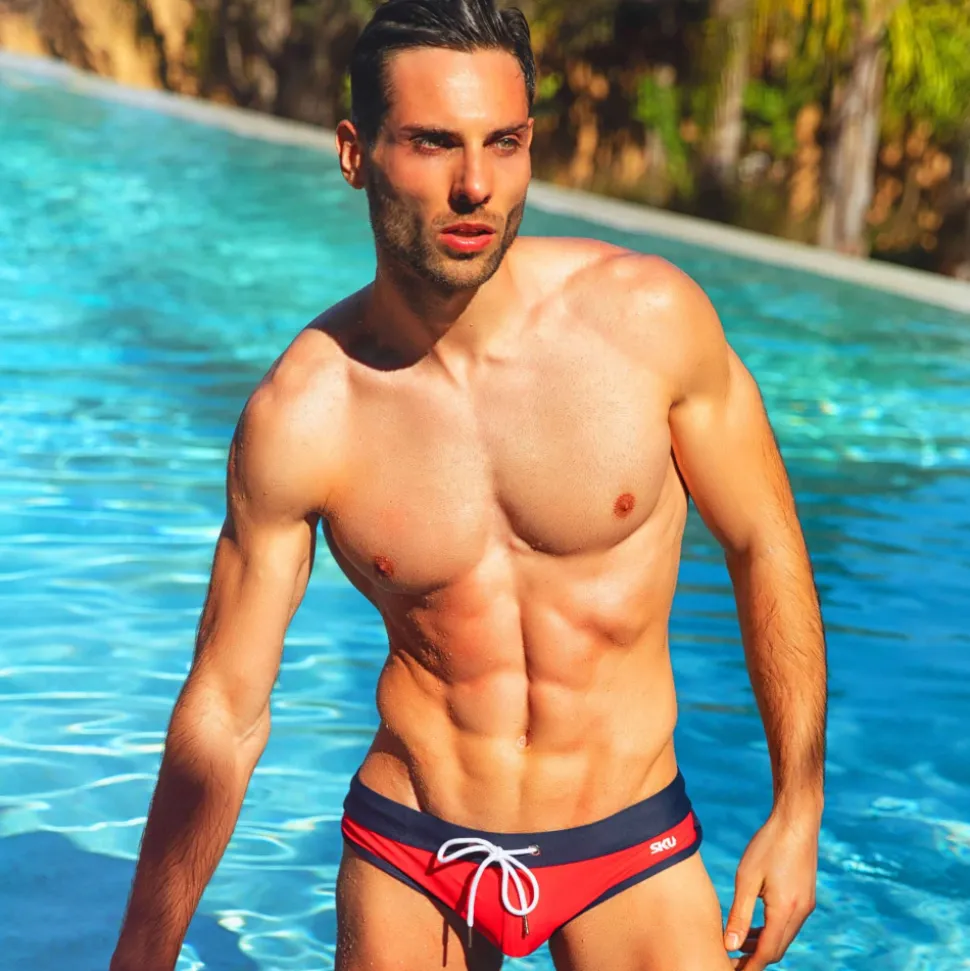 Slip de Bain Rouge