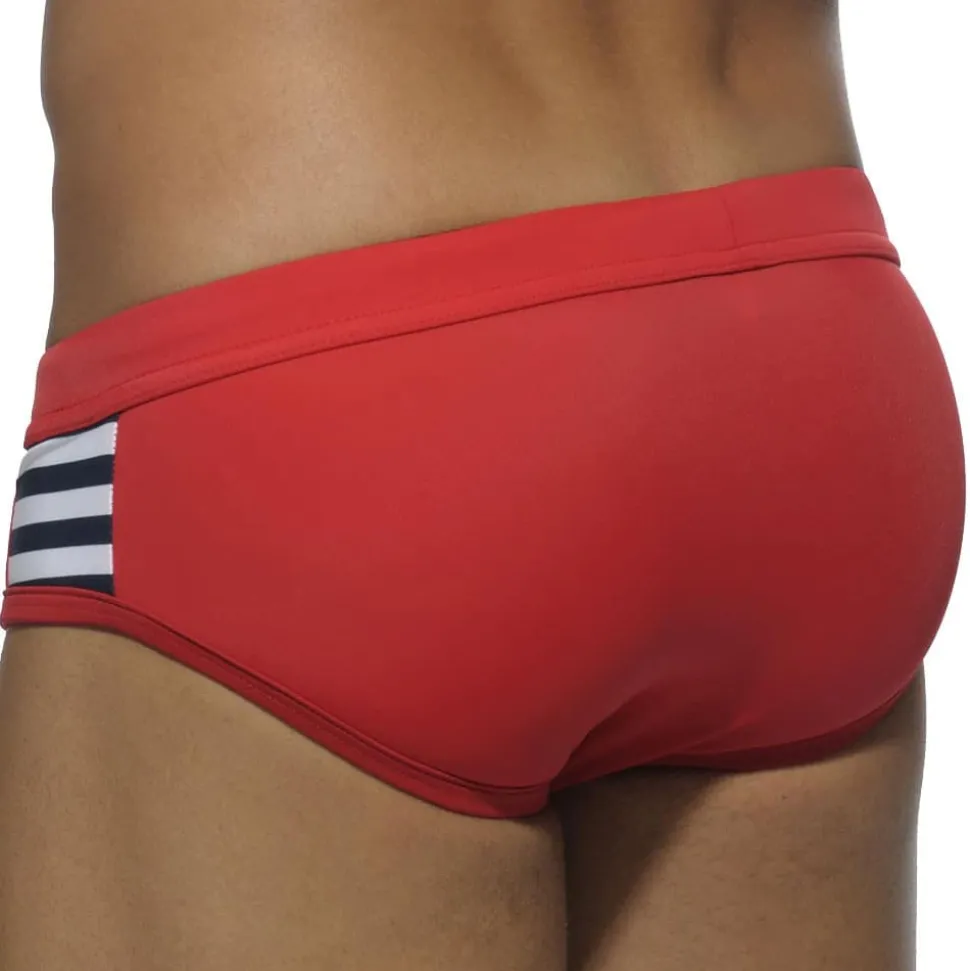 Slip de Bain Sailor Colored Rouge