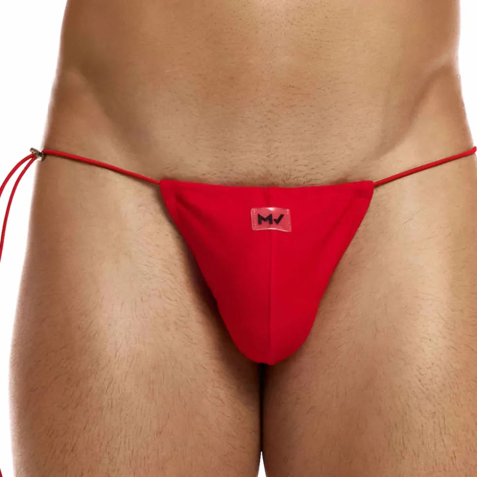 Slip de Bain Tanga Chameleon Rouge