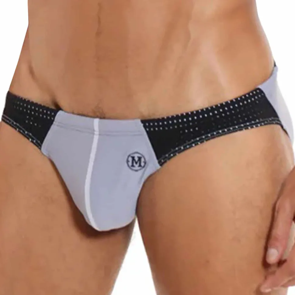 Slip de Bain Umbra Gris - Noir