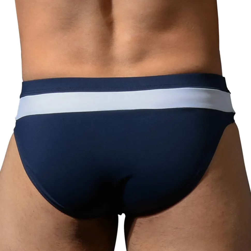 Slip de Bain Zipper Bleu Marine