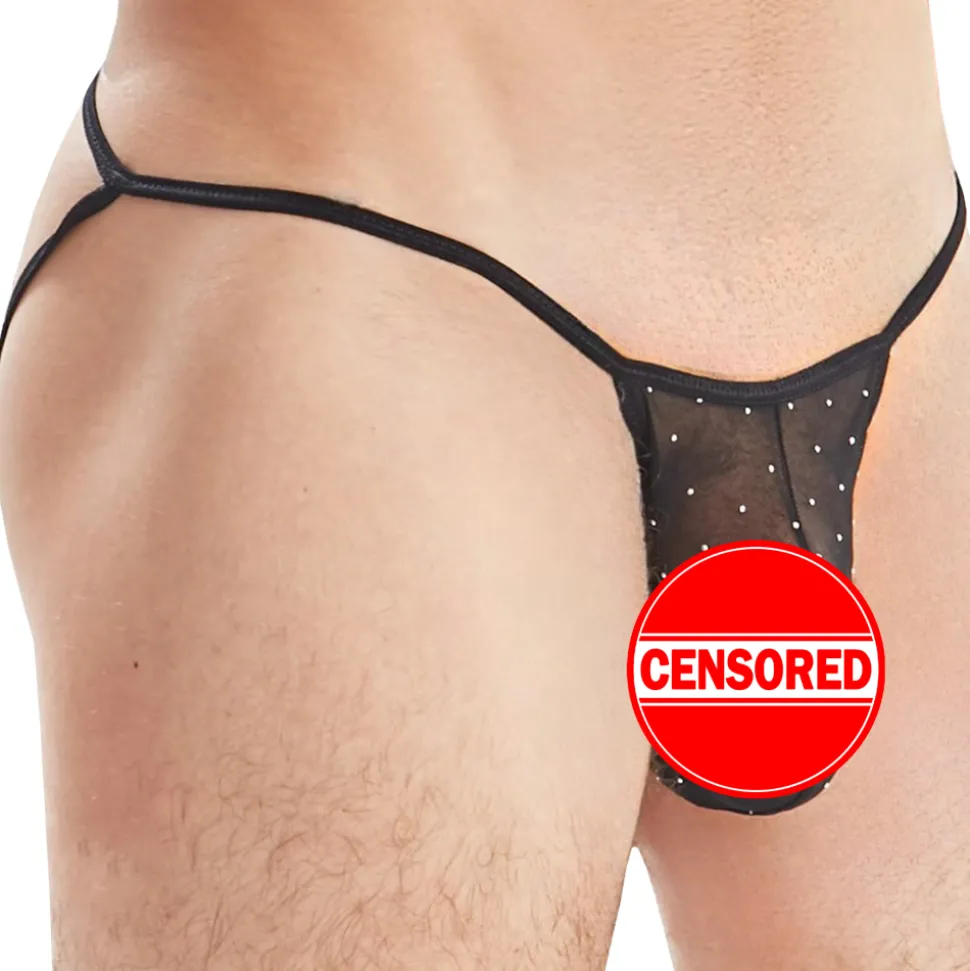 Slip Dentelle Night Glow Noir