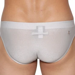 Slip Glisten Blanc - Argent