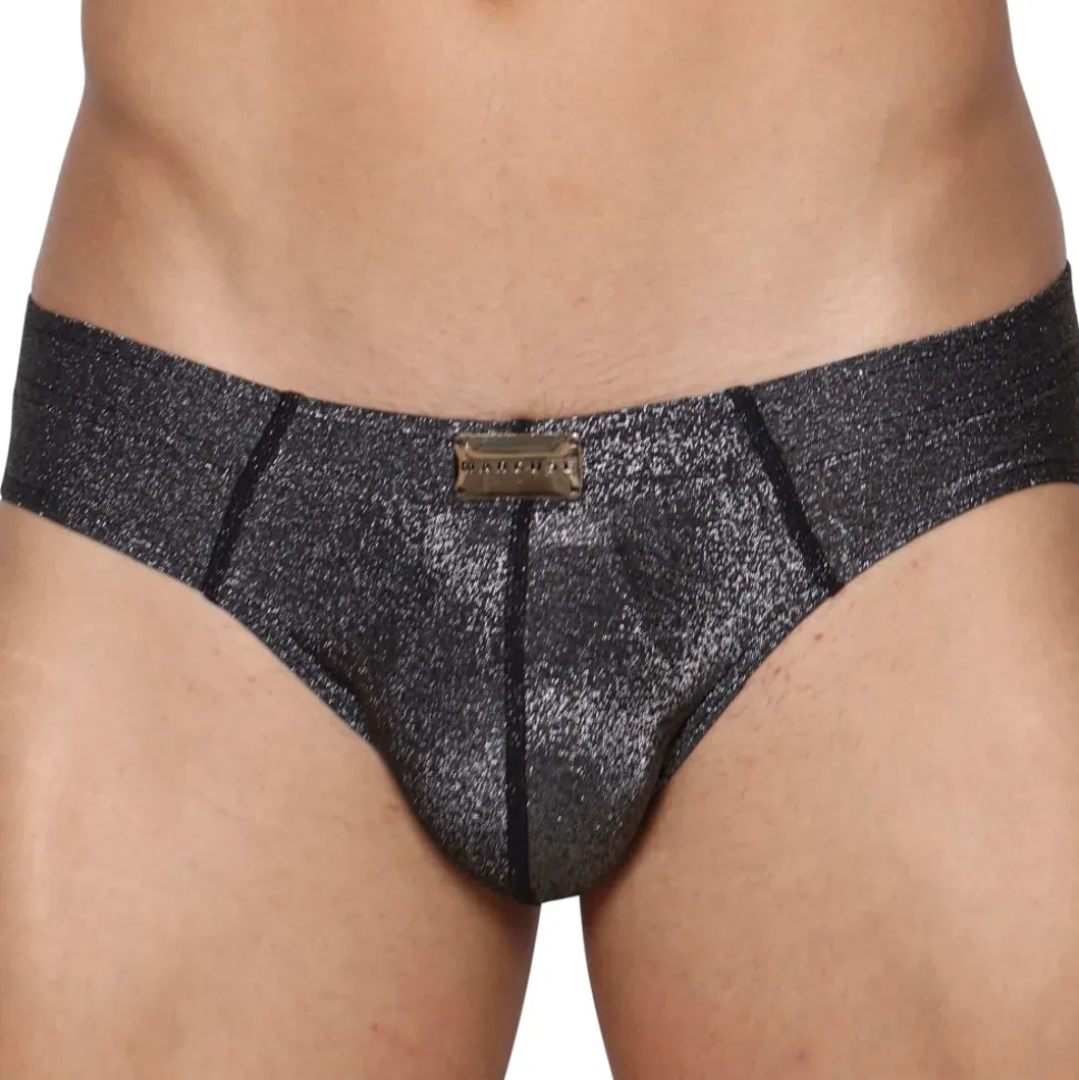 Slip Glisten Noir - Argent