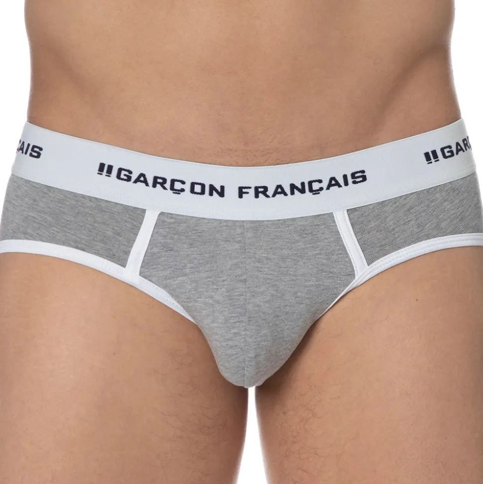 Slip Le Tombeur Gris Chiné