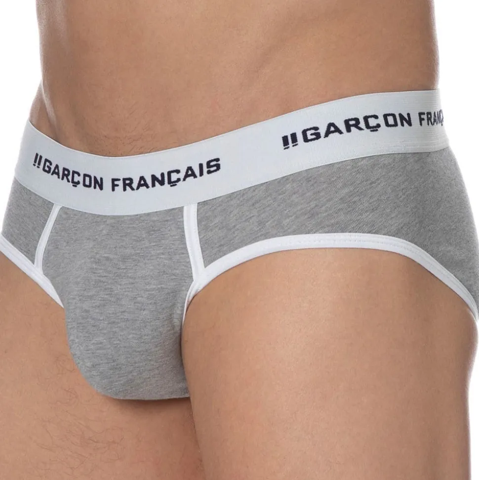 Slip Le Tombeur Gris Chiné