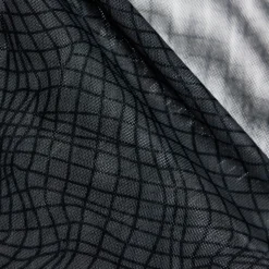 Slip Low Cut Abstract Résille Gris Anthracite