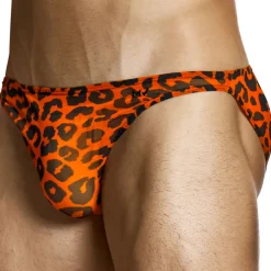 Slip Low Cut Léopard Orange