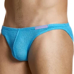 Slip Low Cut Micro Knit Turquoise