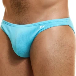 Slip Low Cut Peace Coton Bleu Turquoise