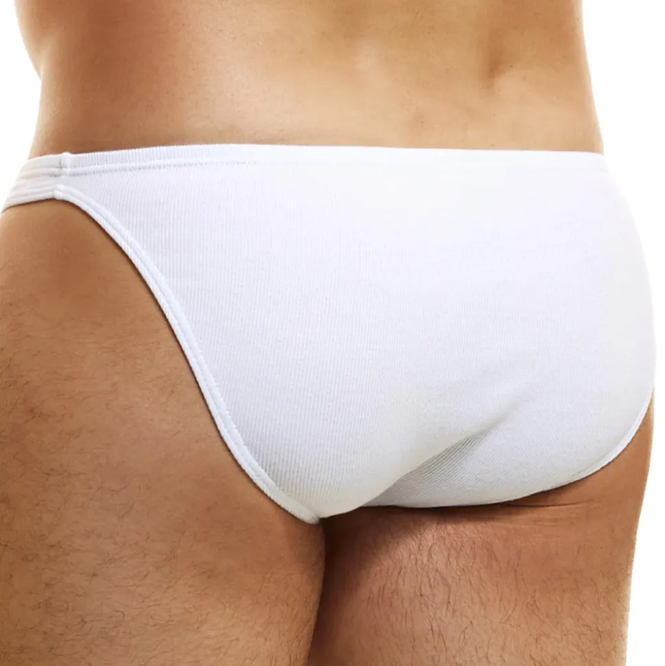 Slip Low Cut Peace Coton Blanc
