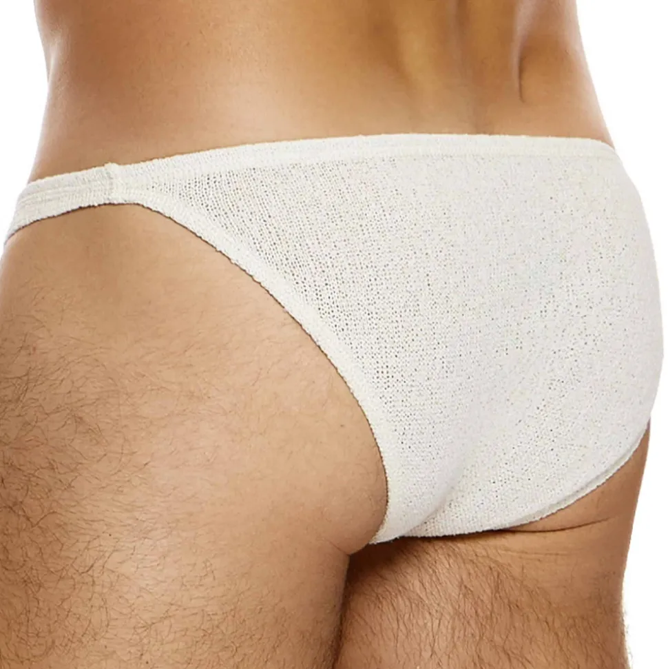 Slip Low Cut Plain Knit Beige